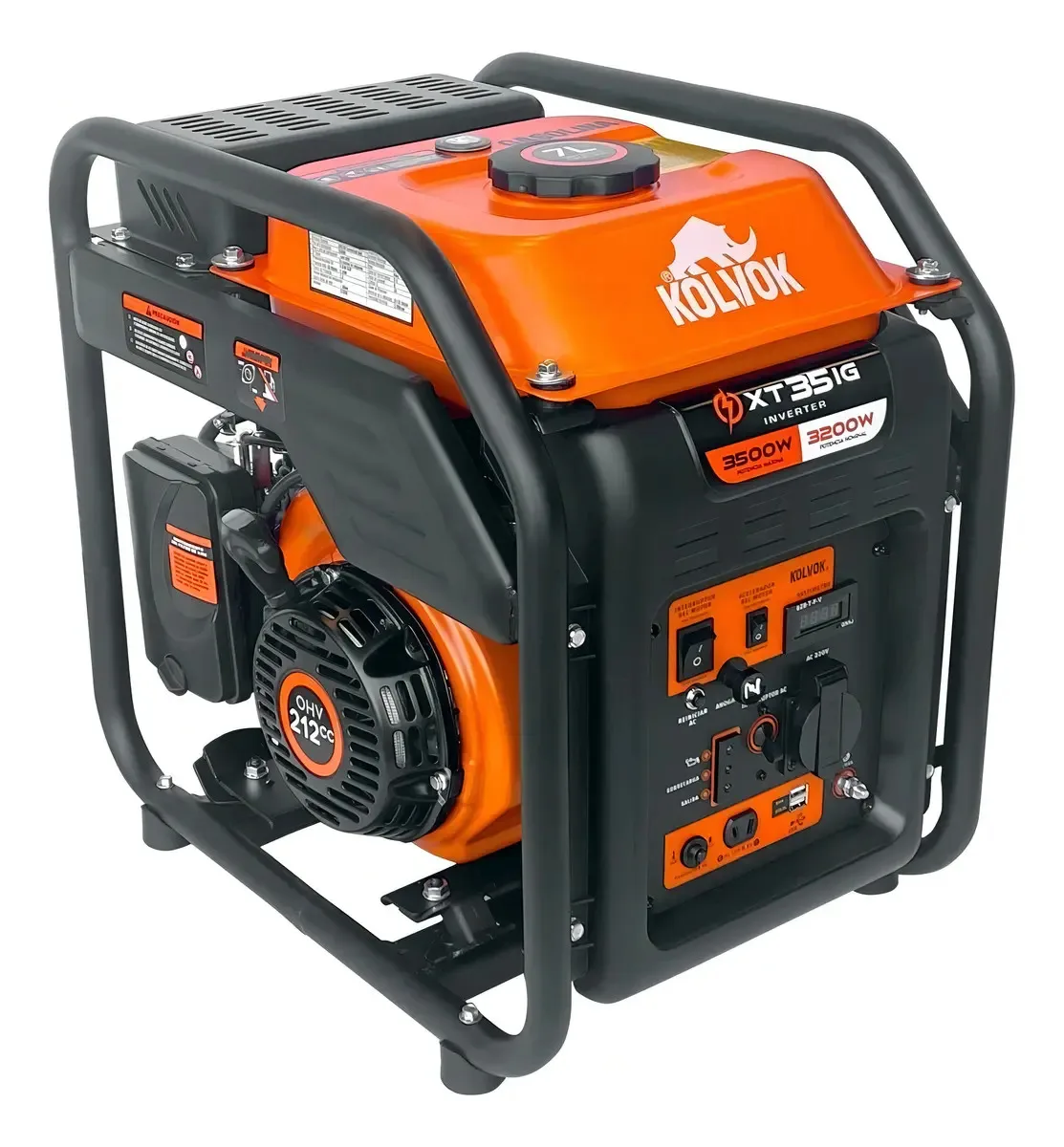 Generador Eléctrico Inverter A Gasolina 3.500w - Kolvok